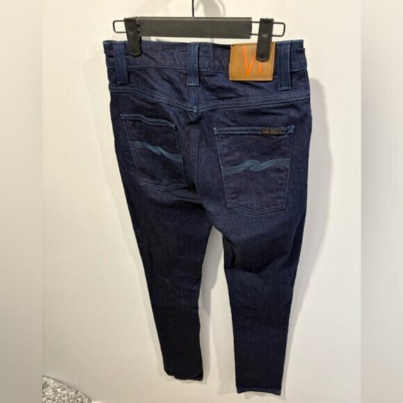 Never worn- NUDIE JEANS- GRIM TRIM - DRY Indigo - Picture 6 of 8